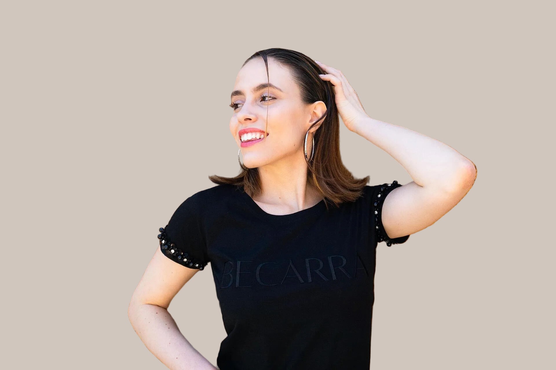 T-shirt BECARRA Black